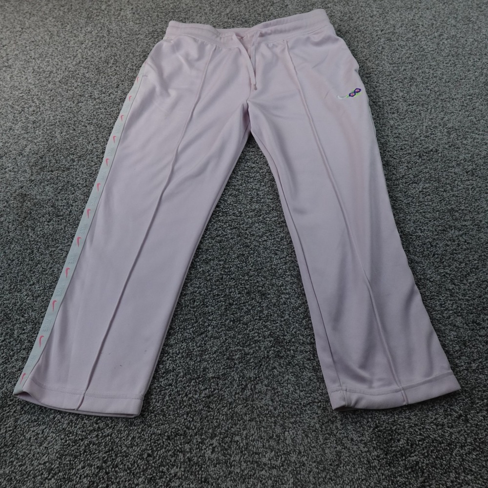Nike Sweatpants Womens XL Pink Purple Drawstring Jogger Athletic Track Pants Gym